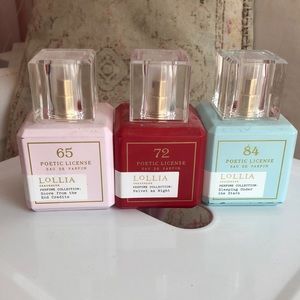 LOLLIA set of 3 PERFUMES